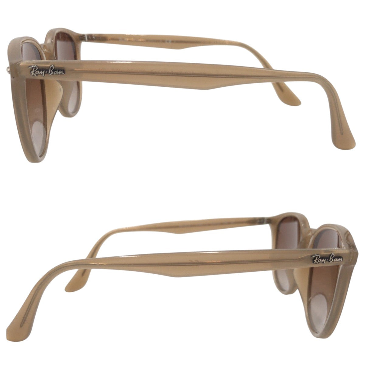 Ray-Ban Beige Brown Plastic RB4259-F 6166/13 5320 150 3N Unisex Wellington Women's