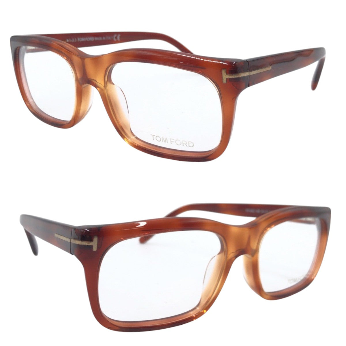 13578
TOM FORD トムフォード ブラウン プラスチック TF4284 056 54□17 145 メガネ サングラス フレーム  メンズ