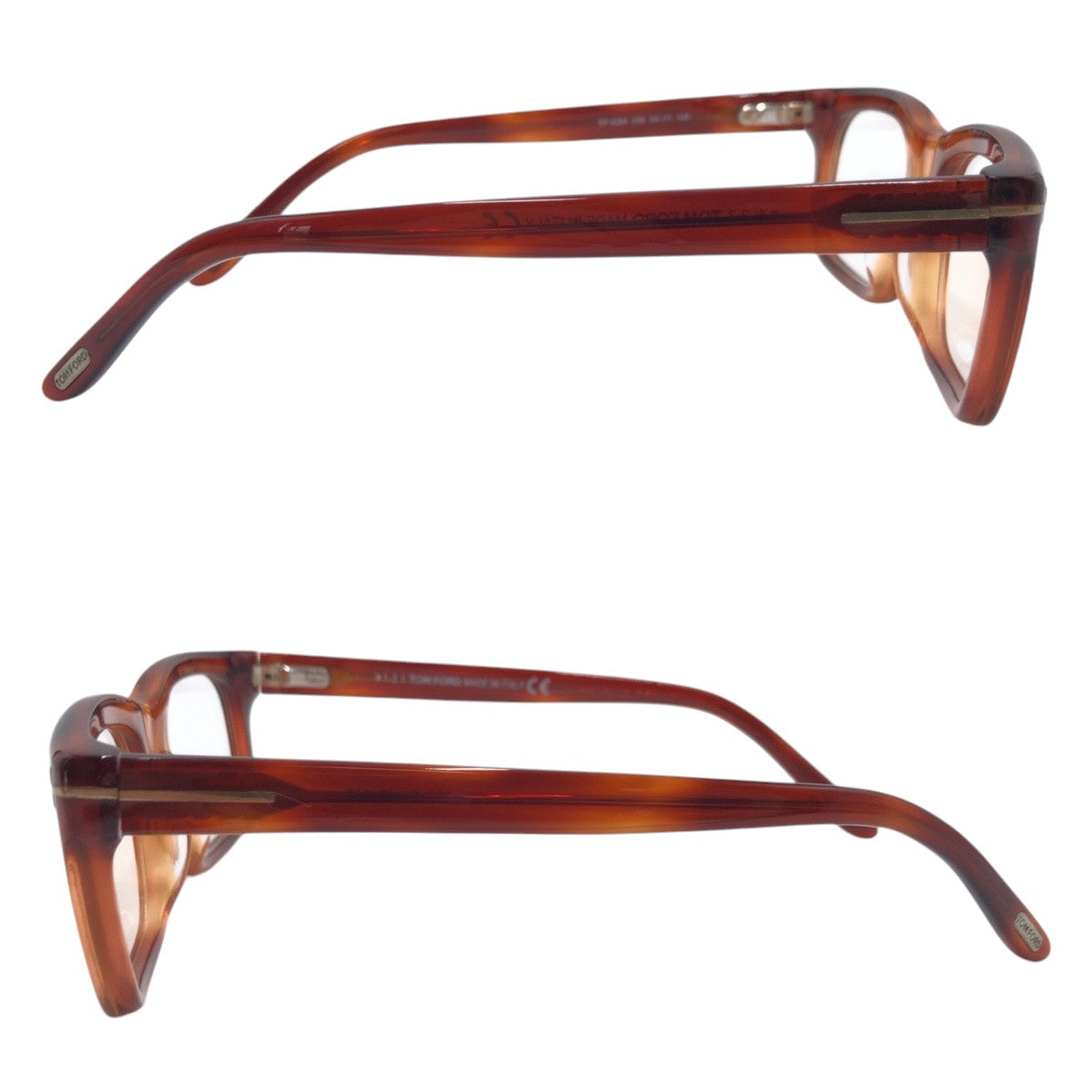 13578
TOM FORD トムフォード ブラウン プラスチック TF4284 056 54□17 145 メガネ サングラス フレーム  メンズ