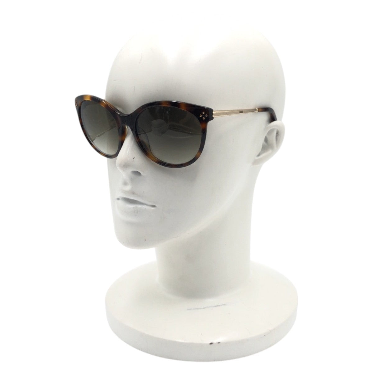 13579
Chloe クロエ ブラウン ゴールド プラスチック CE641 S 219 56□18 130 サングラス ラウンド  レディース