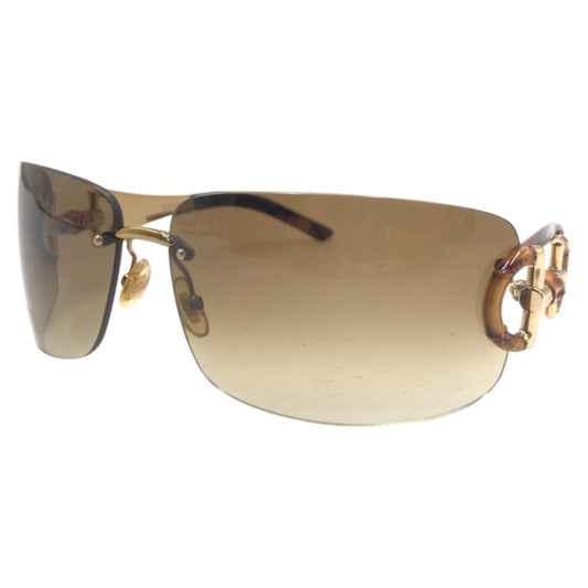 13580
GUCCI グッチ バンブー ホースビット ブラウンゴールド プラスチック / メタル GG 2801/S OUNIS 68□13 115 サングラス スクエア  レディース
