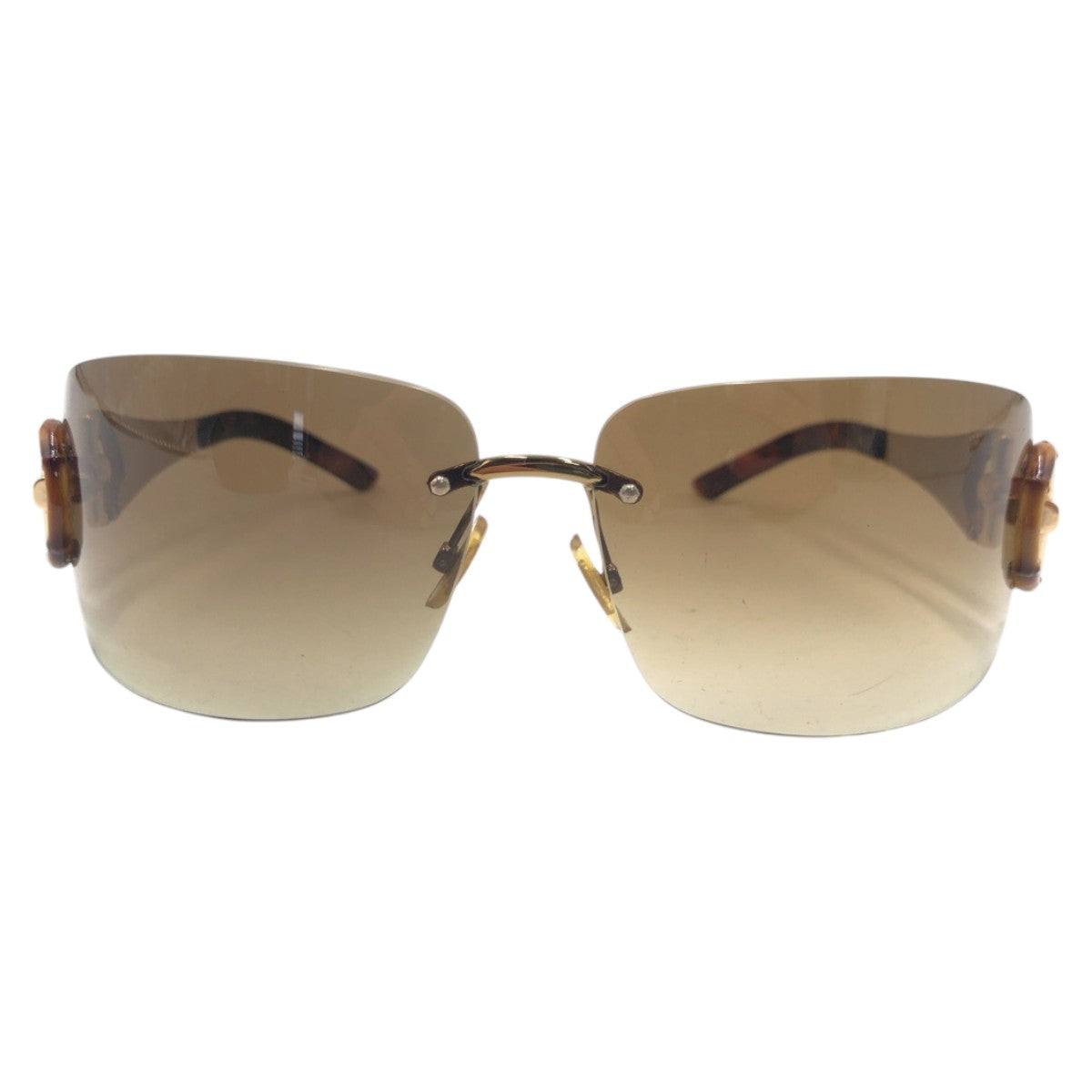 13580
GUCCI グッチ バンブー ホースビット ブラウンゴールド プラスチック / メタル GG 2801/S OUNIS 68□13 115 サングラス スクエア  レディース