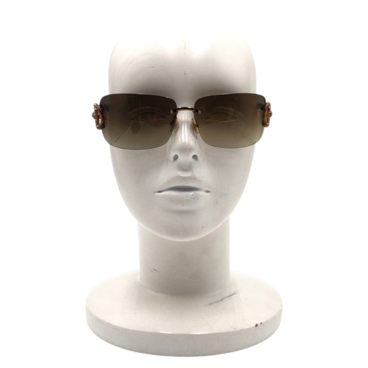 13580
GUCCI グッチ バンブー ホースビット ブラウンゴールド プラスチック / メタル GG 2801/S OUNIS 68□13 115 サングラス スクエア  レディース