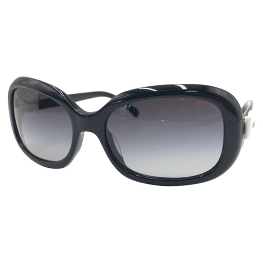 CHANEL シャネル ココマーク リボン ブラック 黒 プラスチック 5170 A c.501/3c 5817 スクエア  レディース