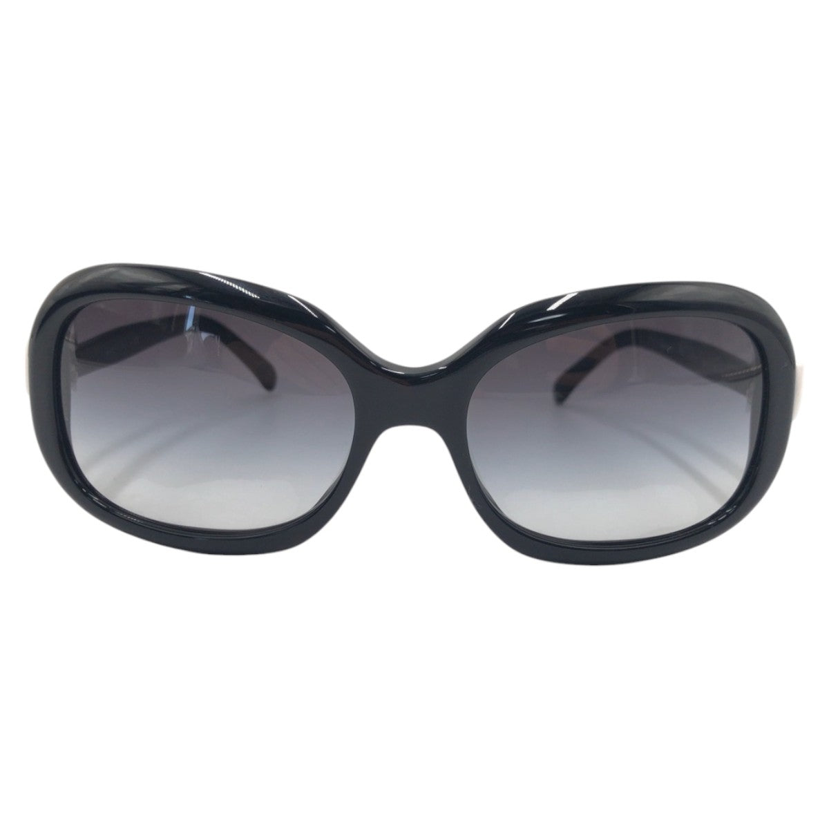 CHANEL シャネル ココマーク リボン ブラック 黒 プラスチック 5170 A c.501/3c 5817 スクエア  レディース