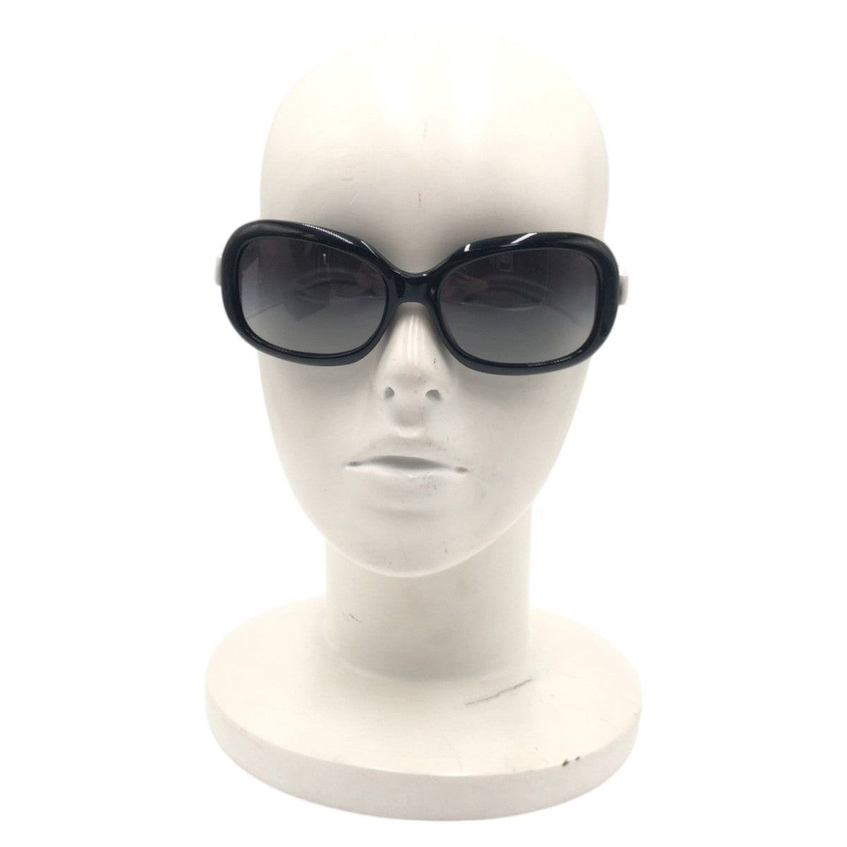 CHANEL シャネル ココマーク リボン ブラック 黒 プラスチック 5170 A c.501/3c 5817 スクエア  レディース