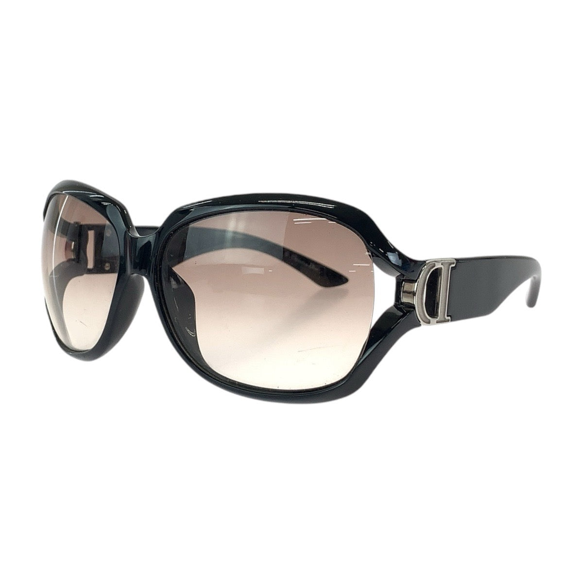 13581
Dior ディオール レンズグラデーション ブラウン ブラック シルバー金具 プラスチック D28LF 61□14 130 サングラス バタフライ  レディース