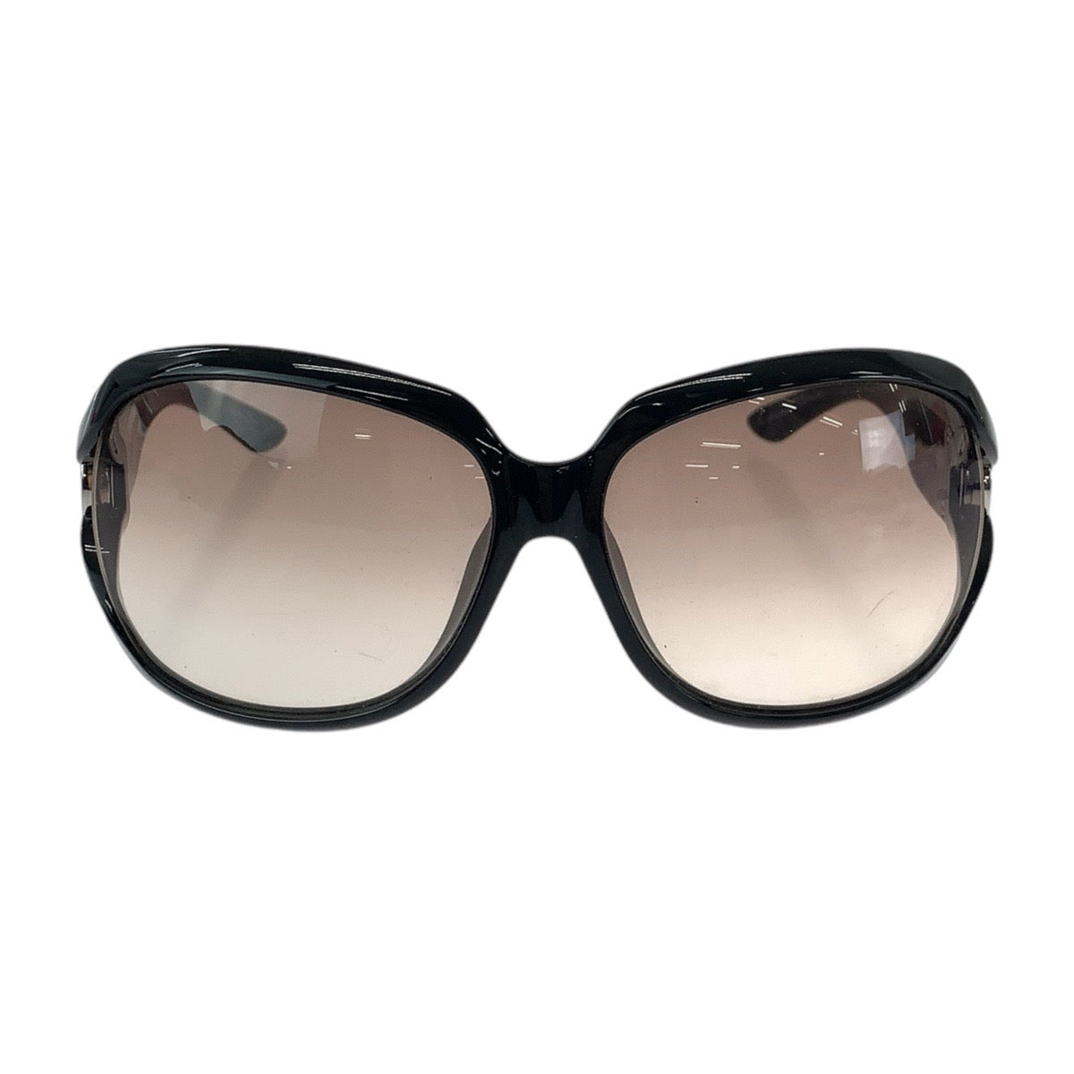13581
Dior ディオール レンズグラデーション ブラウン ブラック シルバー金具 プラスチック D28LF 61□14 130 サングラス バタフライ  レディース