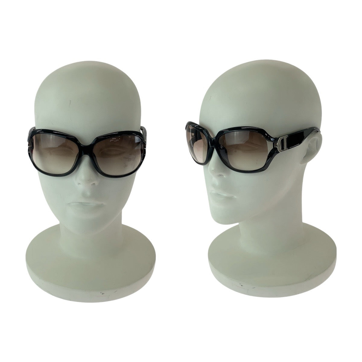 13581
Dior ディオール レンズグラデーション ブラウン ブラック シルバー金具 プラスチック D28LF 61□14 130 サングラス バタフライ  レディース