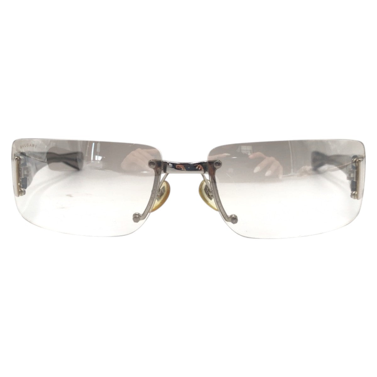 BVLGARI ブルガリ シルバー メタル / プラスチック 626 102/61 62□15 120 1N サングラス 男女兼用 スクエア  メンズ