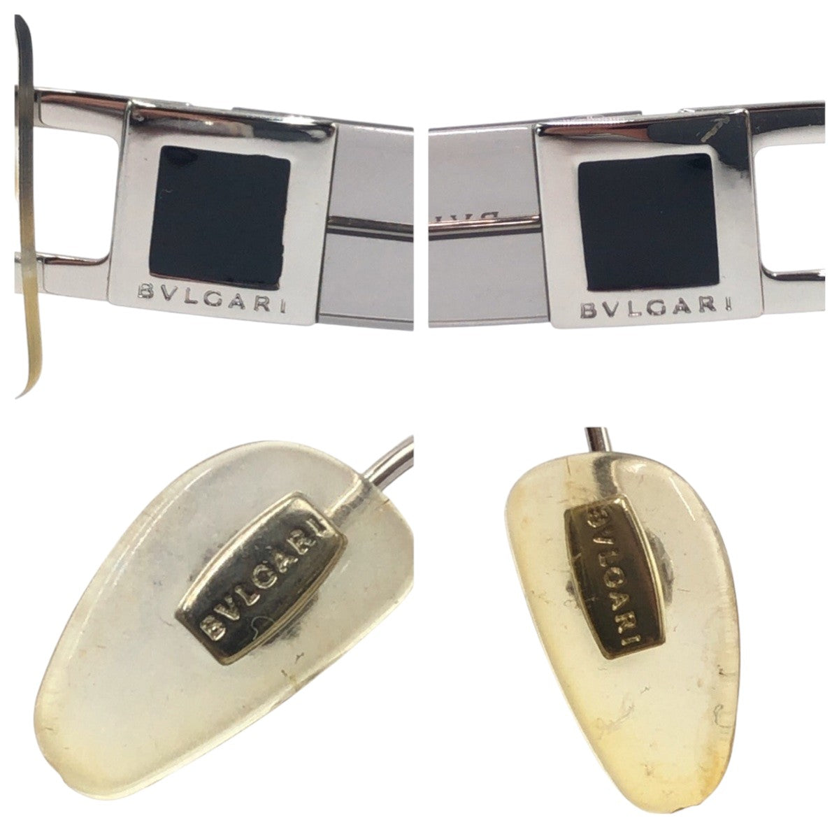 BVLGARI ブルガリ シルバー メタル / プラスチック 626 102/61 62□15 120 1N サングラス 男女兼用 スクエア  メンズ