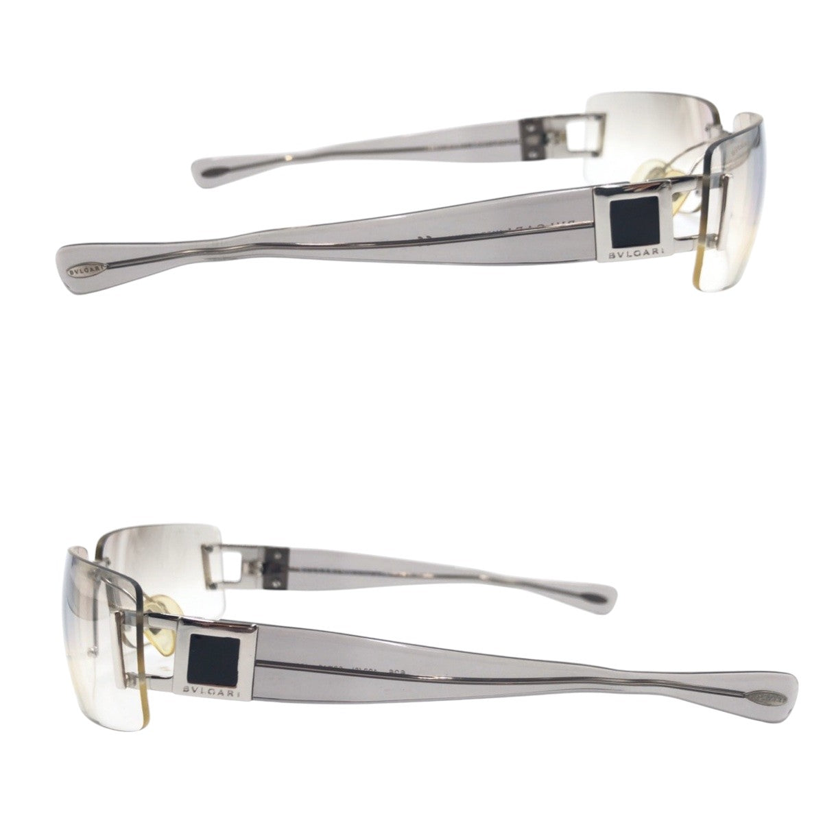 BVLGARI ブルガリ シルバー メタル / プラスチック 626 102/61 62□15 120 1N サングラス 男女兼用 スクエア  メンズ
