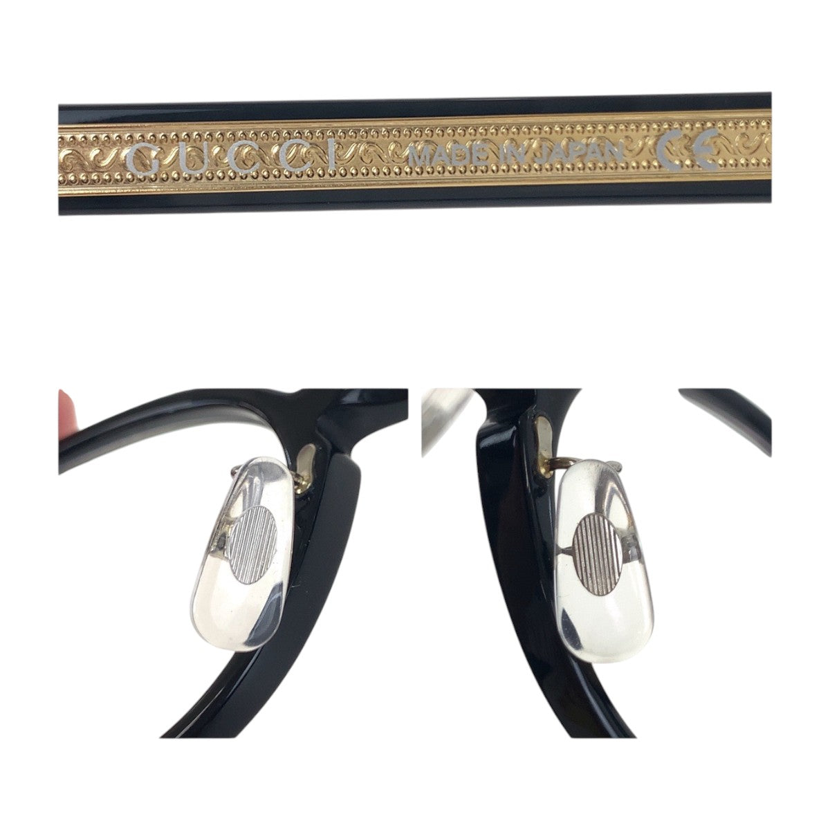 14143
GUCCI グッチ ブラック 黒 ゴールド プラスチック GG1127OJ 001 49□21-145 メガネ 男女兼用  メンズ