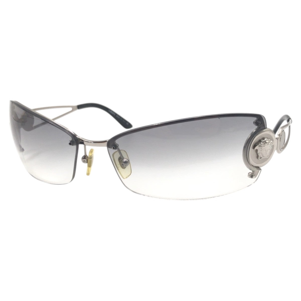 VERSACE Medusa Silver Metal MOD2028 100D/8G 68◻︎14 110 Sunglasses Square Women's