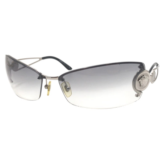 VERSACE Medusa Silver Metal MOD2028 100D/8G 68◻︎14 110 Sunglasses Square Women's