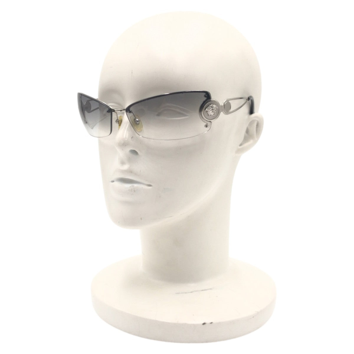 VERSACE Medusa Silver Metal MOD2028 100D/8G 68◻︎14 110 Sunglasses Square Women's