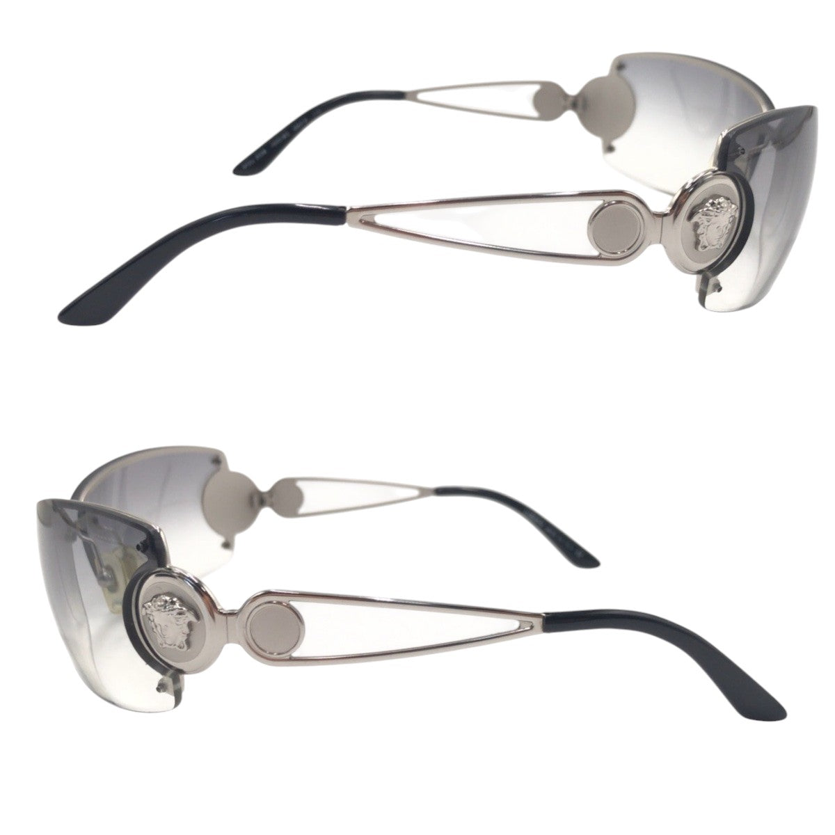VERSACE Medusa Silver Metal MOD2028 100D/8G 68◻︎14 110 Sunglasses Square Women's