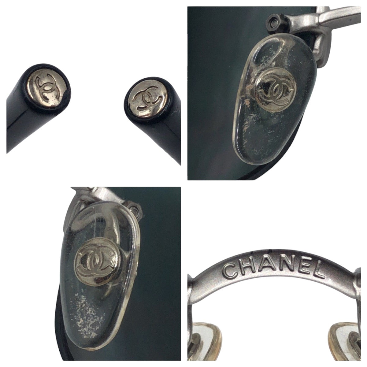 CHANEL シャネル ココマーク ブラック 黒 シルバー メタル 4002 c.103/71 54◻︎19 130 サングラス スクエア  レディース