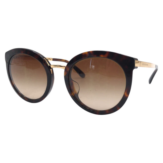 13584
DOLCE&GABBANA ドルチェアンドガッバーナ ブラウン ゴールド プラスチック DG4268-F 502713 140 3N サングラス ラウンド  レディース