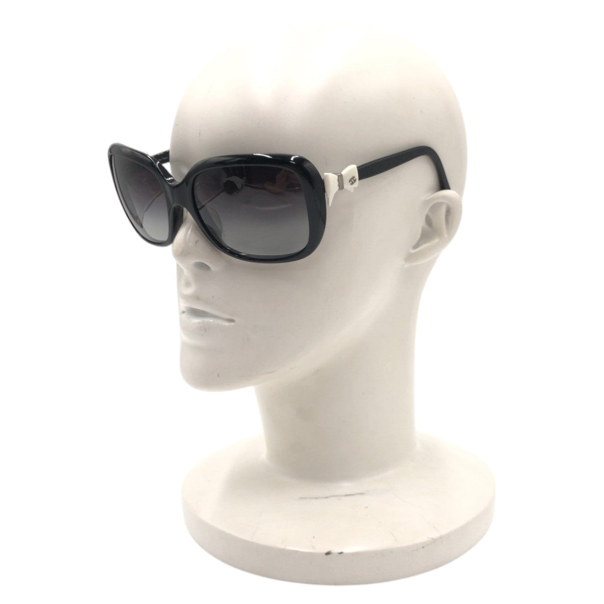 13585
CHANEL シャネル ココマーク リボン ブラック 黒 プラスチック RAP4829AA 135 RC001 サングラス オーバル  レディース