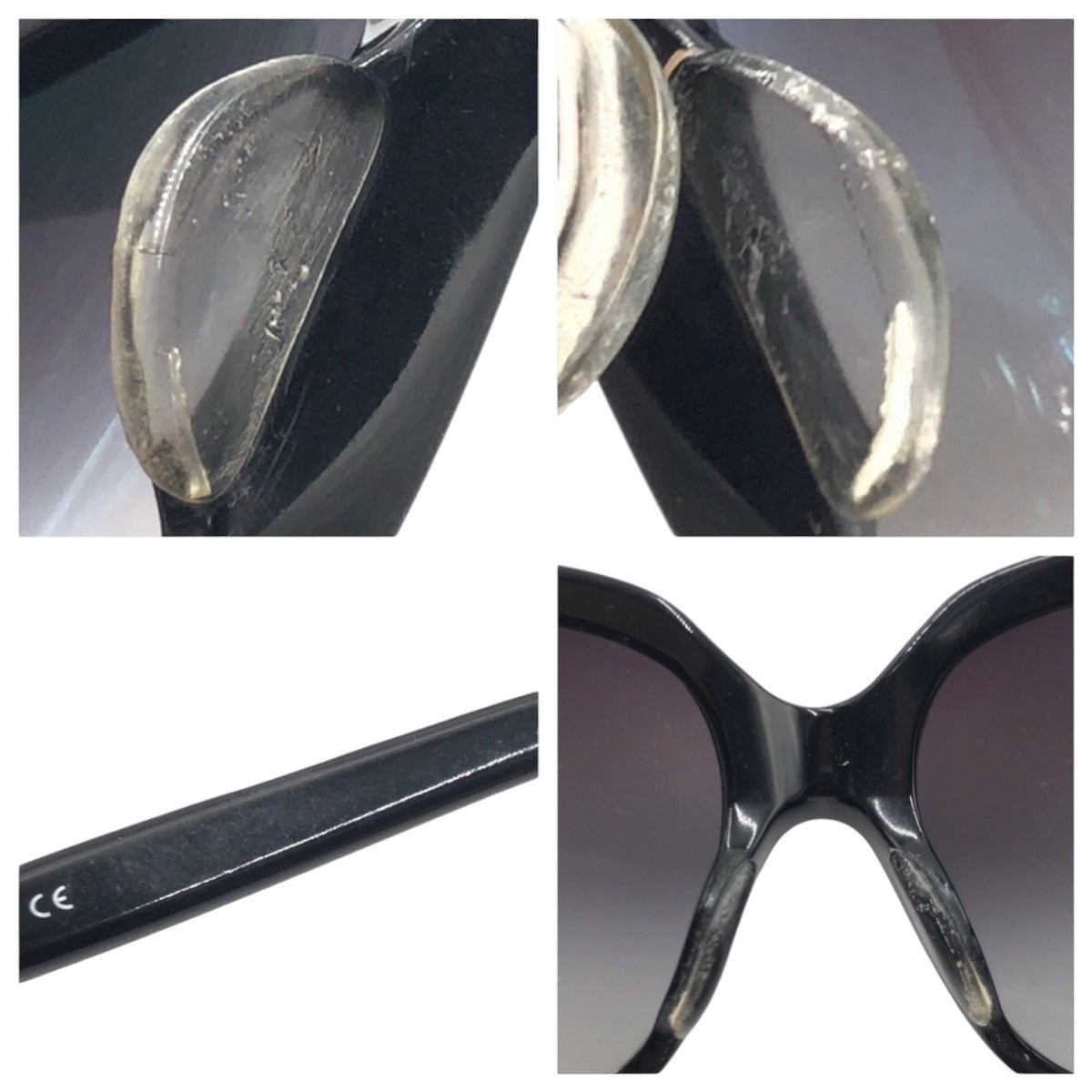 13585
CHANEL シャネル ココマーク リボン ブラック 黒 プラスチック RAP4829AA 135 RC001 サングラス オーバル  レディース