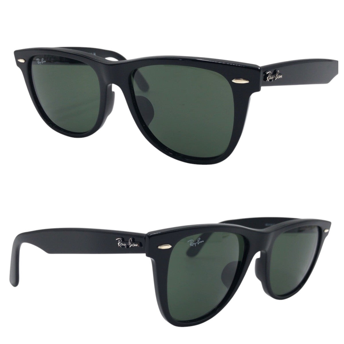 13586
Ray-Ban レイバン ウェイファーラー ブラック 黒 プラスチック RB2140-F 901 54□18 150 3N サングラス ウェリントン  メンズ