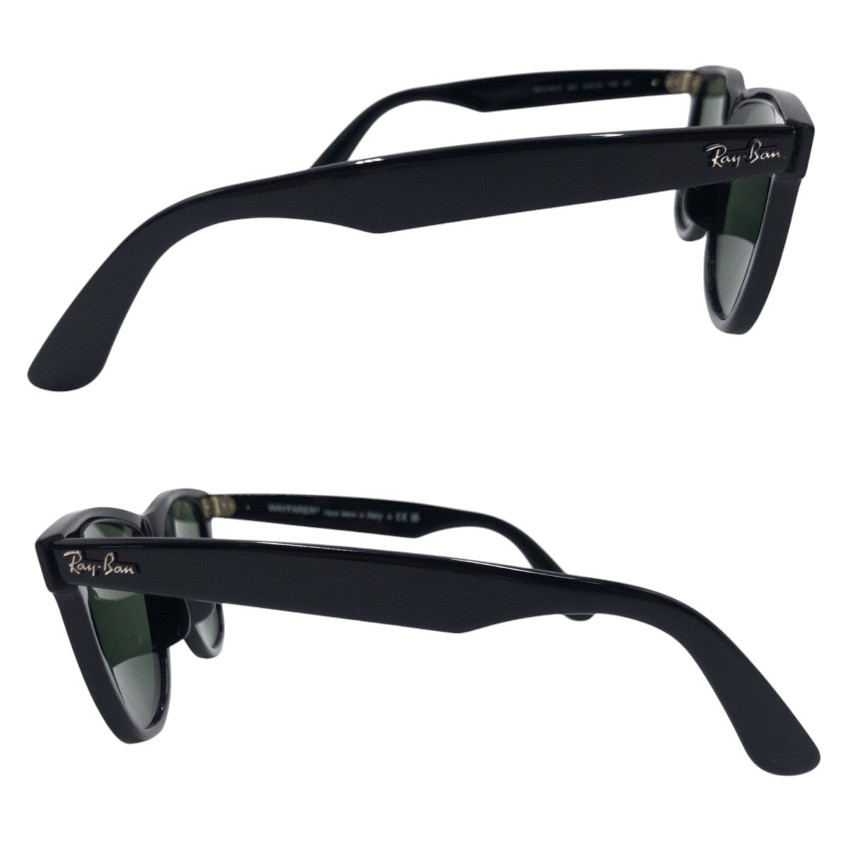 13586
Ray-Ban レイバン ウェイファーラー ブラック 黒 プラスチック RB2140-F 901 54□18 150 3N サングラス ウェリントン  メンズ