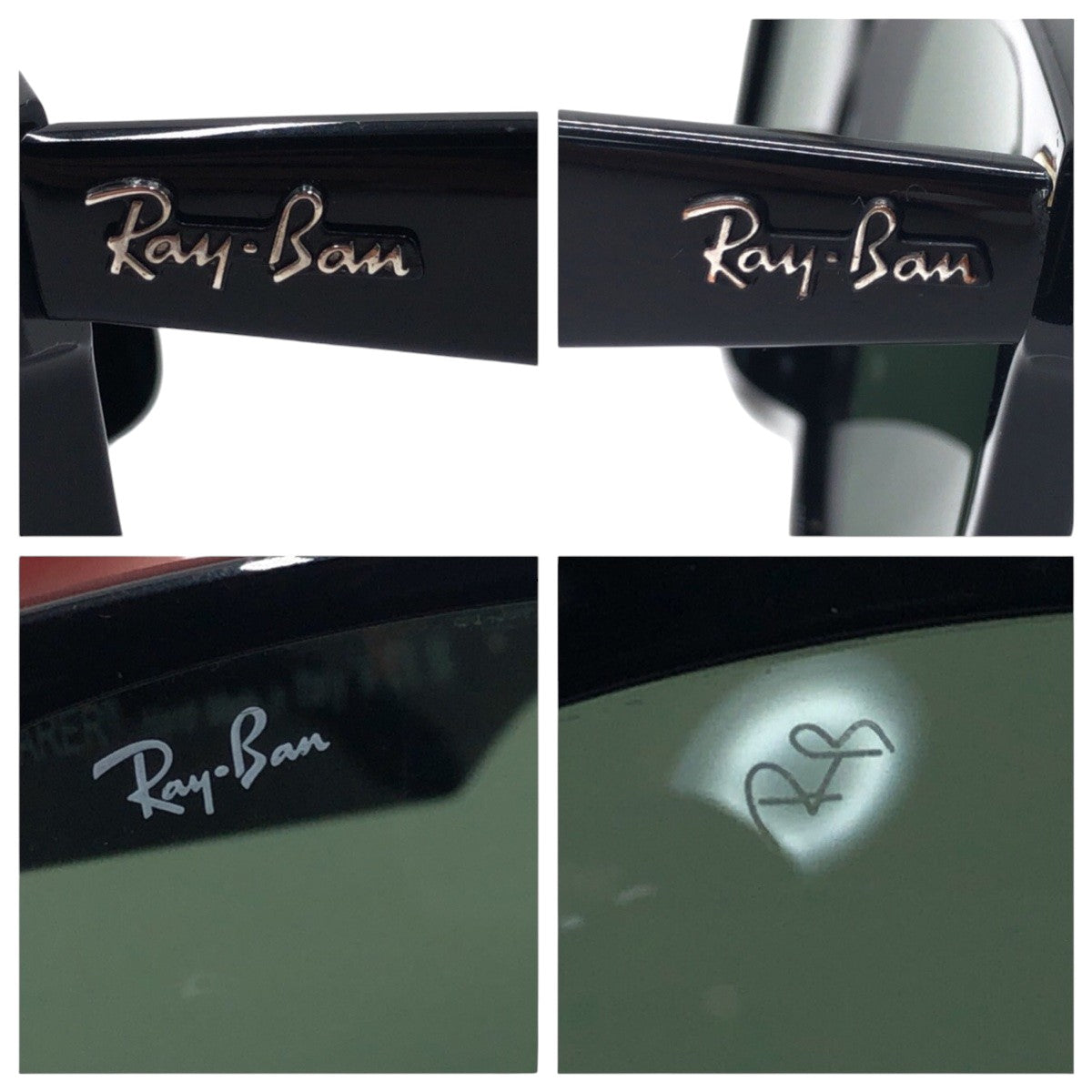 13586
Ray-Ban レイバン ウェイファーラー ブラック 黒 プラスチック RB2140-F 901 54□18 150 3N サングラス ウェリントン  メンズ