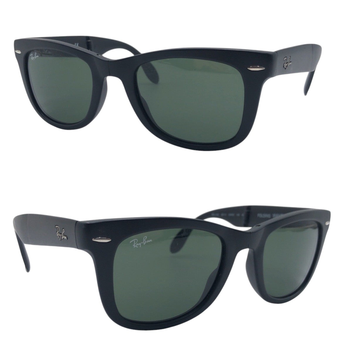 Ray-Ban Wayfarer Black Plastic RB4105 601-S 50□22 140 3N Sunglasses Wellington Men's
