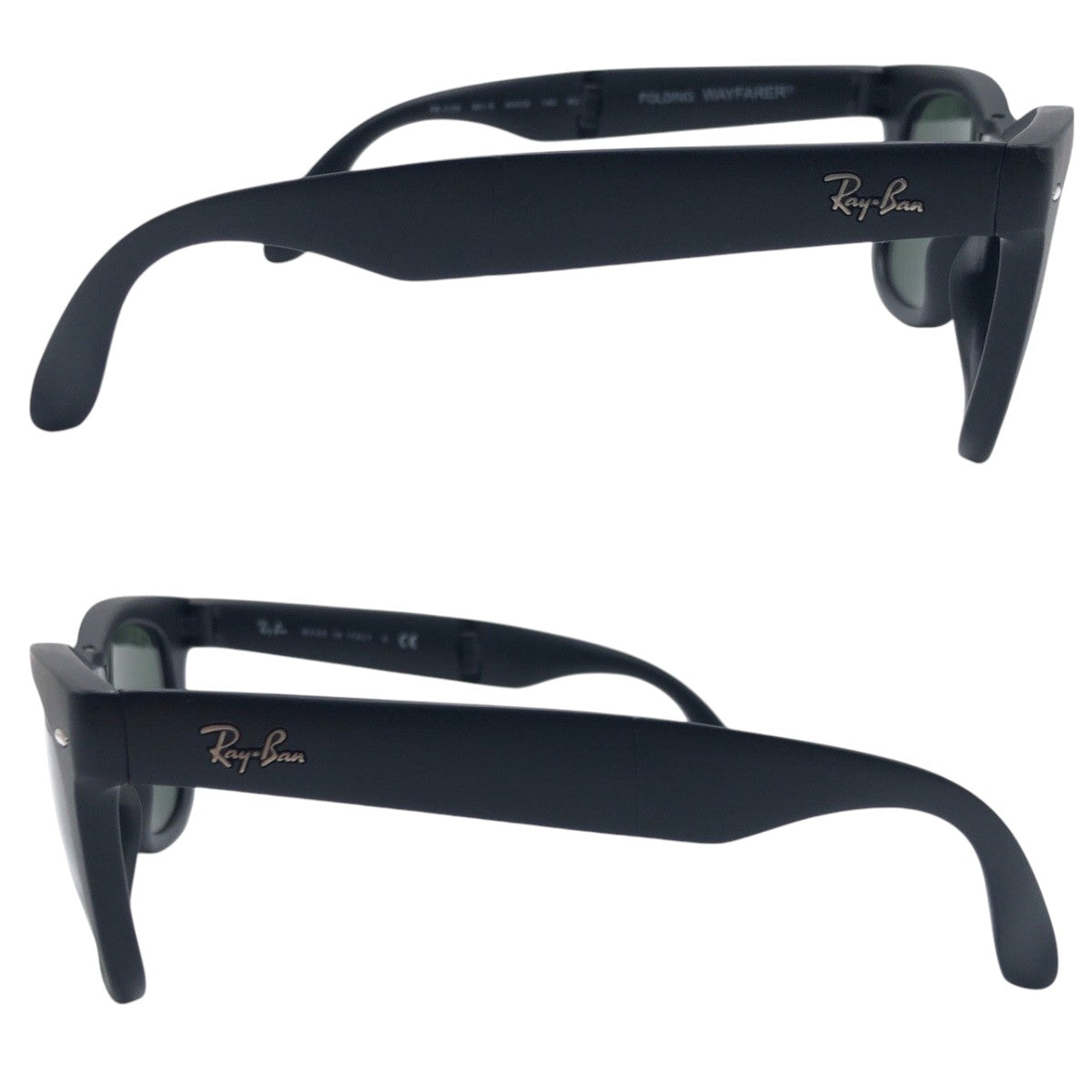 Ray-Ban Wayfarer Black Plastic RB4105 601-S 50□22 140 3N Sunglasses Wellington Men's