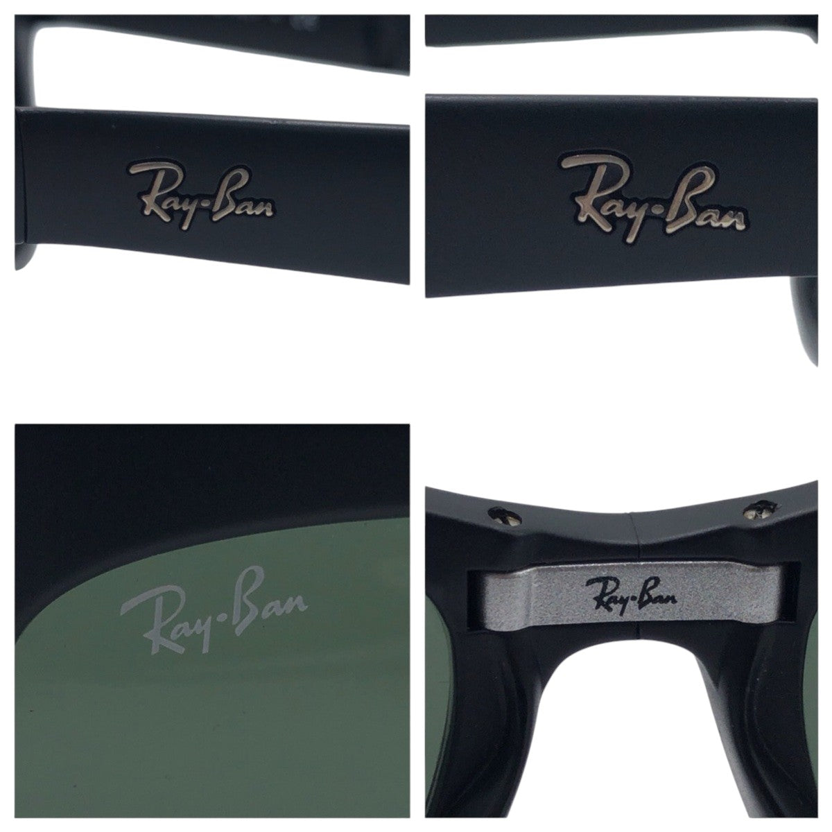 Ray-Ban Wayfarer Black Plastic RB4105 601-S 50□22 140 3N Sunglasses Wellington Men's