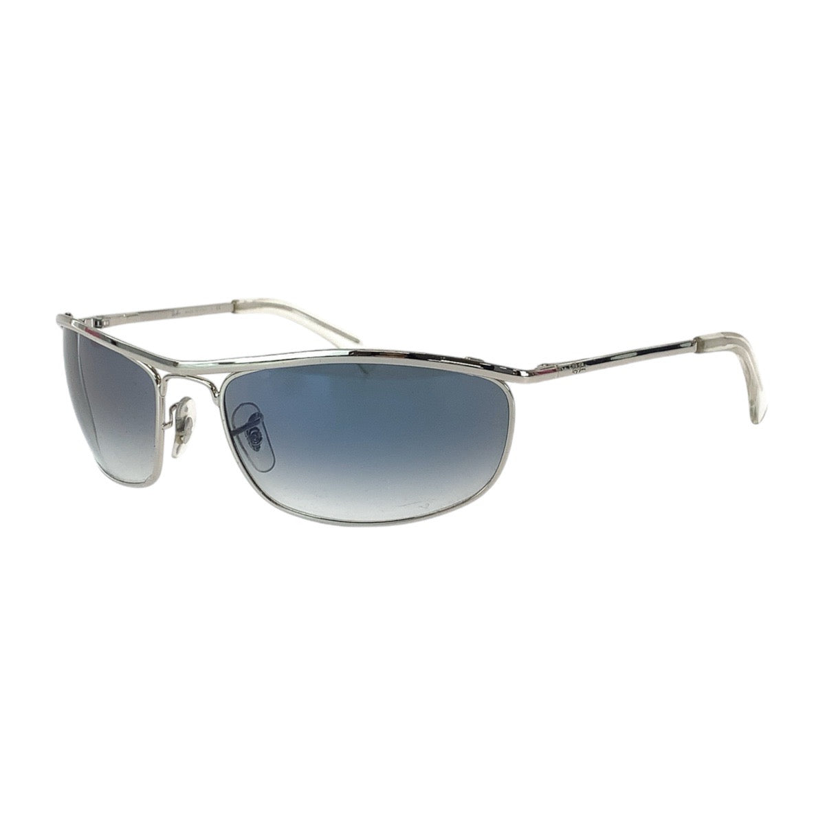 Ray-Ban Olympian Blue Silver Hardware Glass/Metal 9163/3F 62□19 120 2N Sunglasses Square Men's