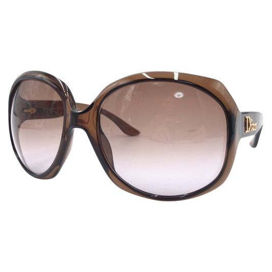 Dior ディオール DIOR GLOSSY ブラウン ゴールド プラスチック 1 KDCQR 6220 125 サングラス バタフライ  レディース