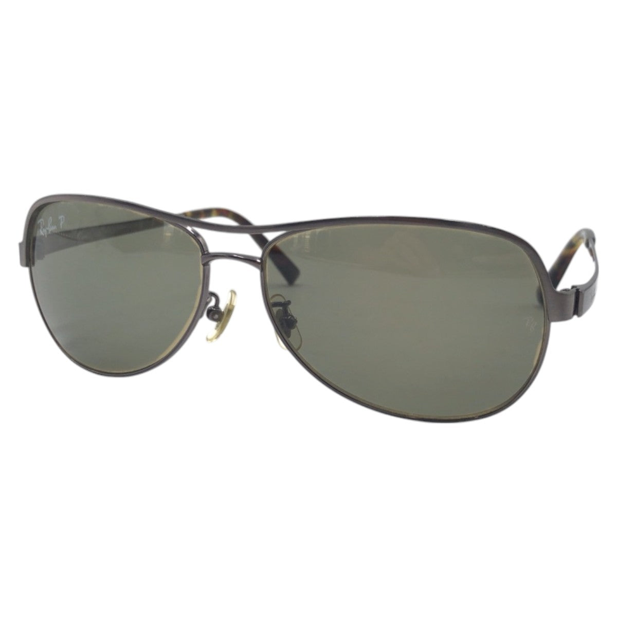 Ray-Ban Brown Metal RB8047 050/9A 60□14 140 Sunglasses Teardrop Men's