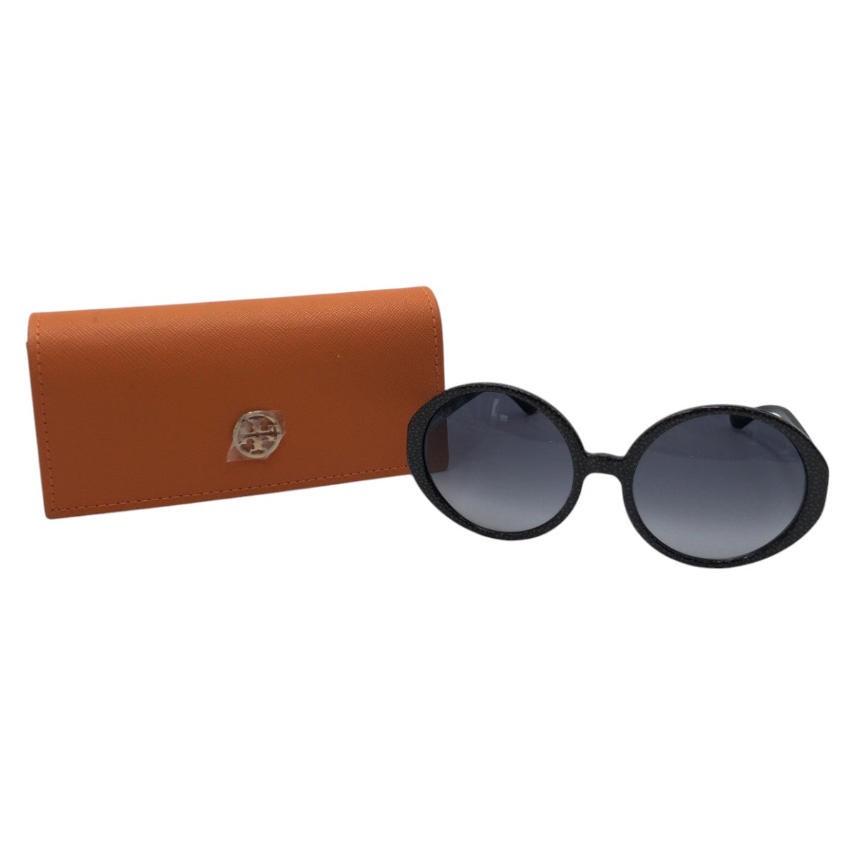 Tory Burch トリーバーチ 水玉 ブラック 黒 グレー プラスチック TY9017 1083/11 60□19 140 3N サングラス オーバル  レディース