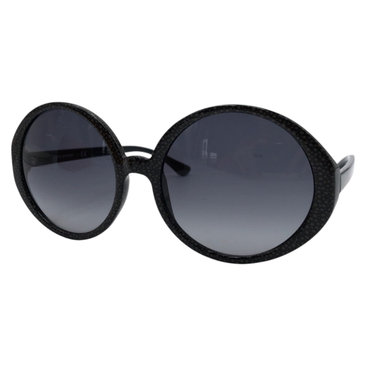 Tory Burch トリーバーチ 水玉 ブラック 黒 グレー プラスチック TY9017 1083/11 60□19 140 3N サングラス オーバル  レディース