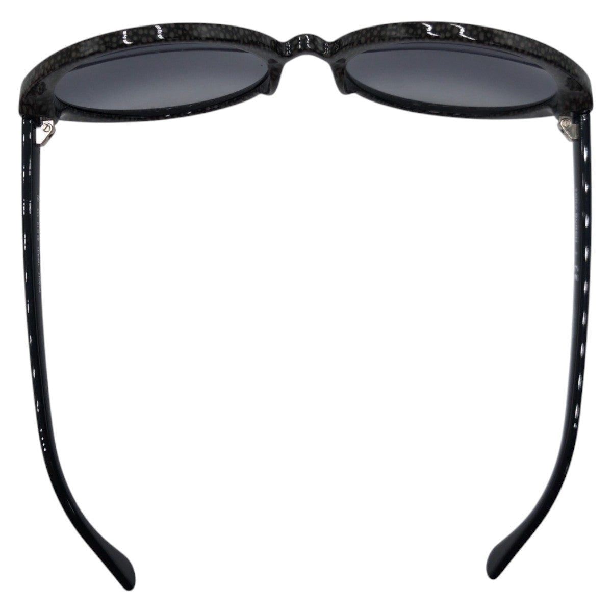 Tory Burch トリーバーチ 水玉 ブラック 黒 グレー プラスチック TY9017 1083/11 60□19 140 3N サングラス オーバル  レディース