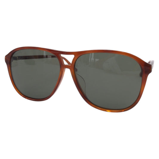 GUCCI グッチ ブラウン プラスチック GG0016 SA 004 59□13 145 サングラス ティアドロップ  メンズ