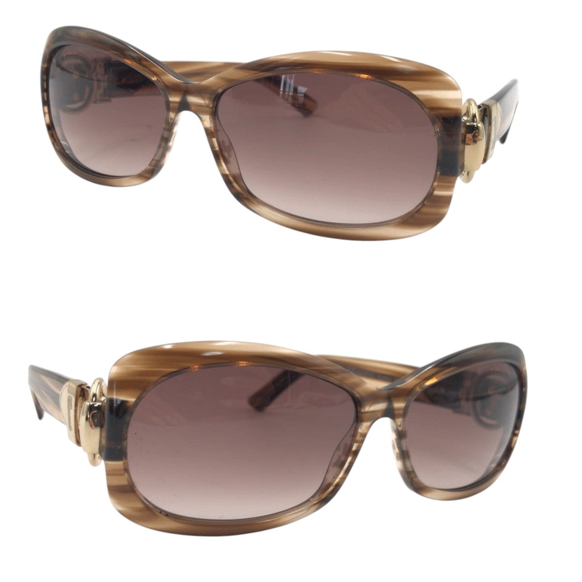 GUCCI グッチ ベルトモチーフ ブラウン ゴールド プラスチック GG2983/S RDAQ02 58◻︎14 120 サングラス 男女兼用 スクエア  メンズ