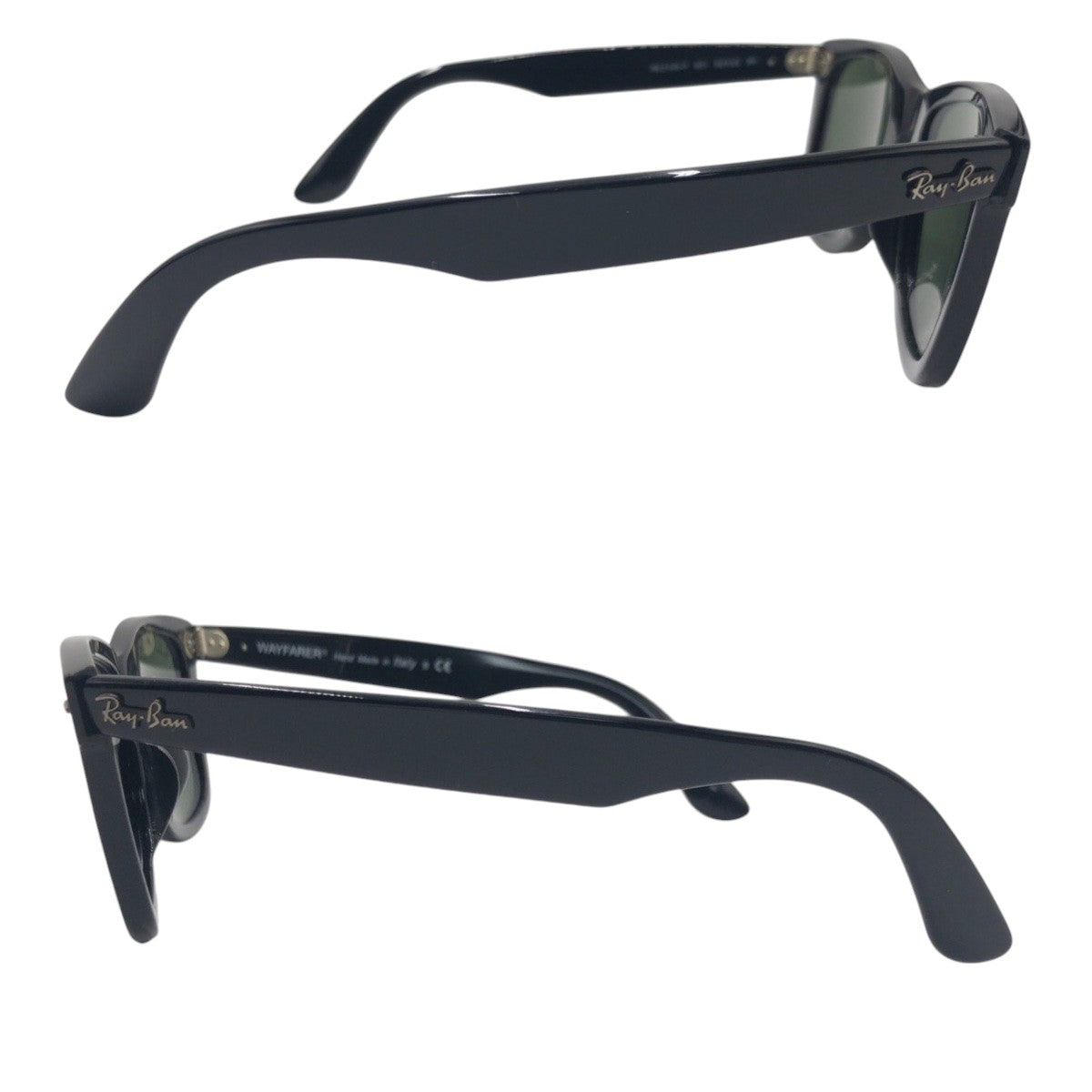 14147
Ray-Ban レイバン ウェイファーラー ブラック 黒 プラスチック RB2140-F 901 52◻︎22 3N サングラス ウェリントン  メンズ