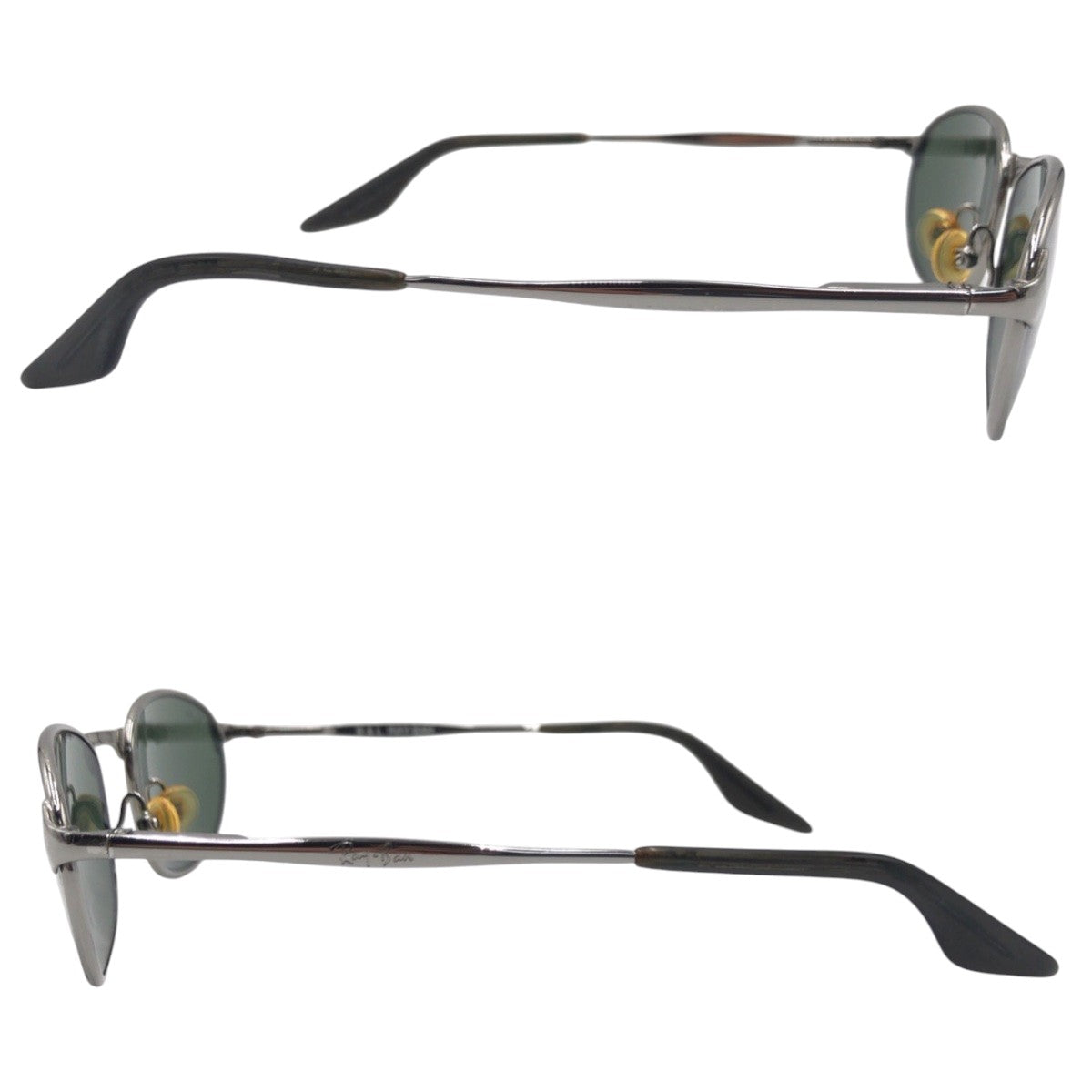 13592
Ray-Ban レイバン ヴィンテージ B&L RAY-BAN シルバー グリーン メタル W2841 PWBJ サングラス ラウンド  メンズ