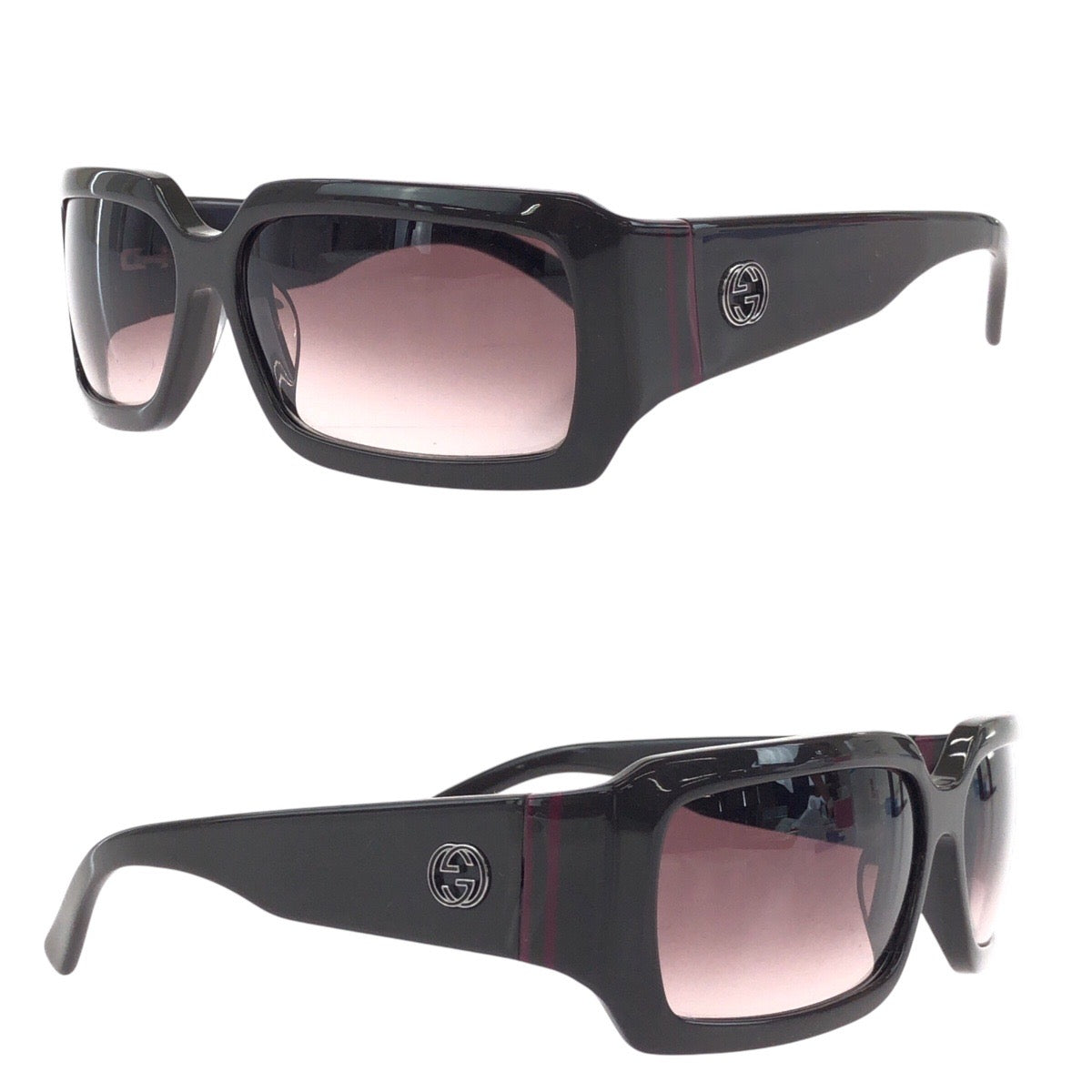 14149
GUCCI グッチ ヴィンテージ インターロッキング ブラウン シルバー金具 プラスチック GG 2609/F/S BMWS2 58◻︎14 125 サングラス 男女兼用 スクエア  レディース