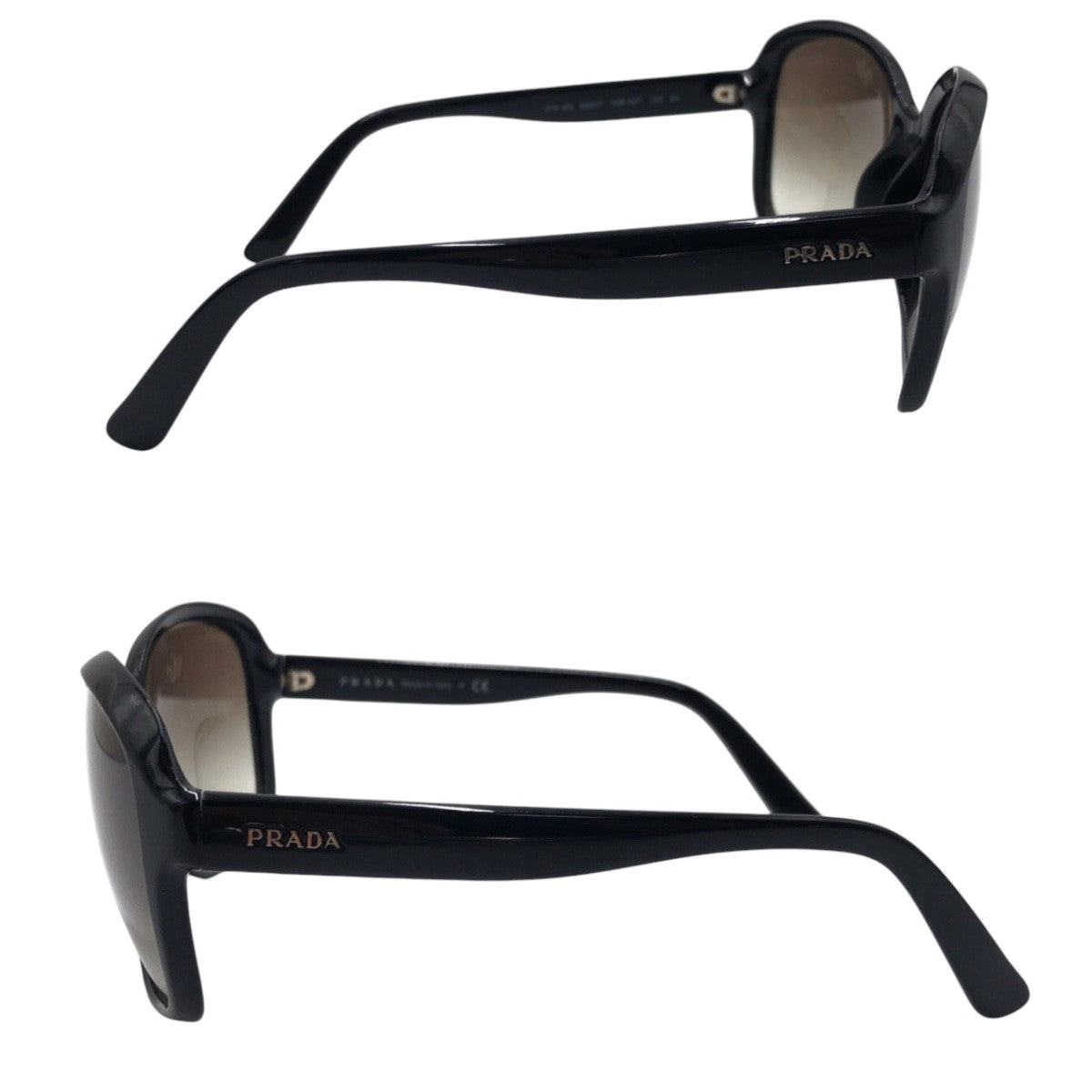 PRADA Prada Black Plastic SPR18Q 62◻︎17 1AB OA7 140 2N Sunglasses Unisex Butterfly Women's
