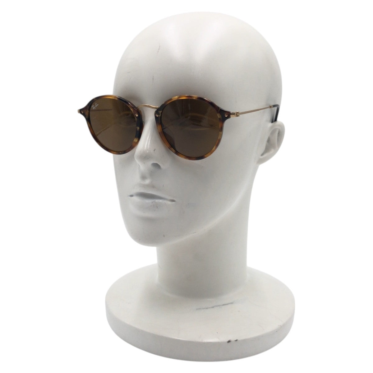 14150
Ray-Ban レイバン ラウンドフレックス ブラウン ゴールド メタル / プラスチック RB2447-F 1160 49◻︎21 145 3N サングラス ラウンド  メンズ