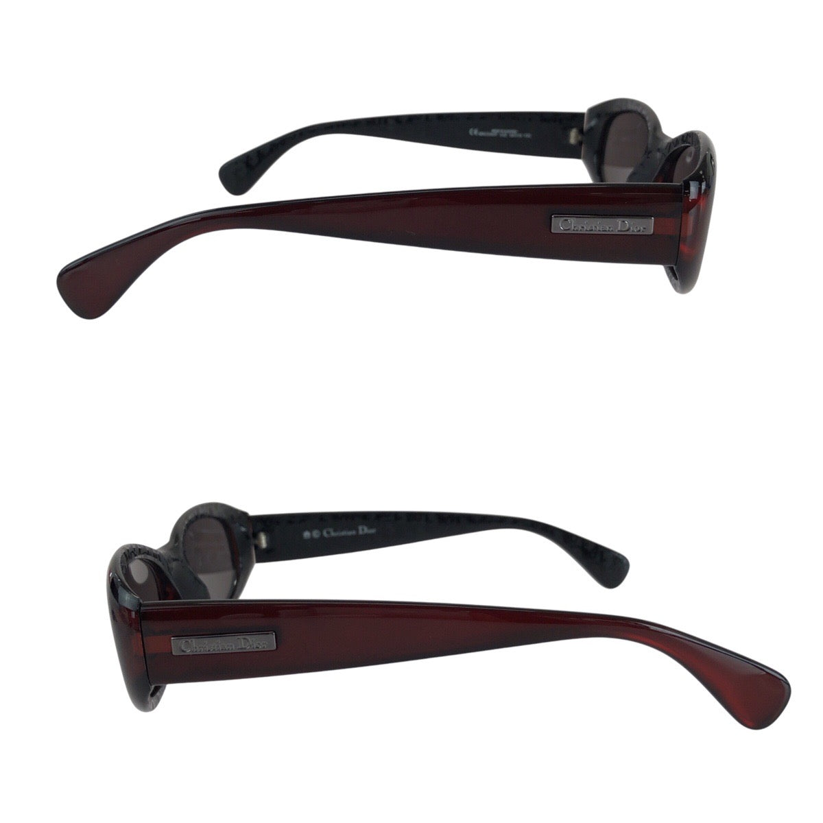 13594
Dior ディオール ブラウン シルバー金具 プラスチック MACHA/P 3Z 52□19-135 サングラス スクエア  レディース
