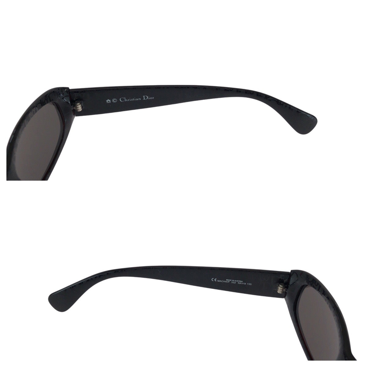13594
Dior ディオール ブラウン シルバー金具 プラスチック MACHA/P 3Z 52□19-135 サングラス スクエア  レディース