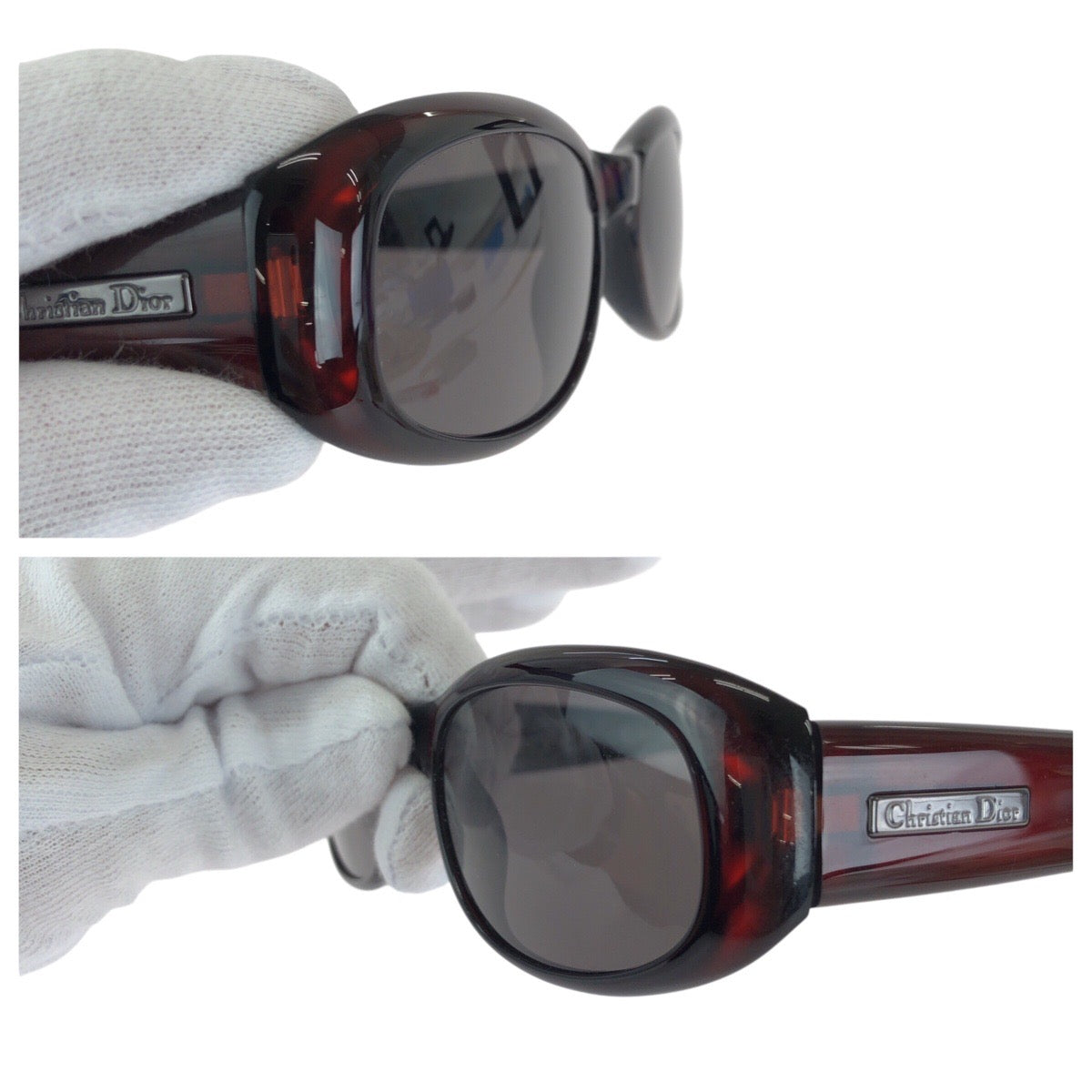 13594
Dior ディオール ブラウン シルバー金具 プラスチック MACHA/P 3Z 52□19-135 サングラス スクエア  レディース
