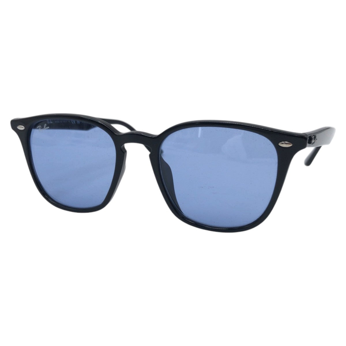 Ray-Ban Ray-Ban Black Blue Plastic RB4258-F 601/80 52□20 150 2N Sunglasses Wellington Men's