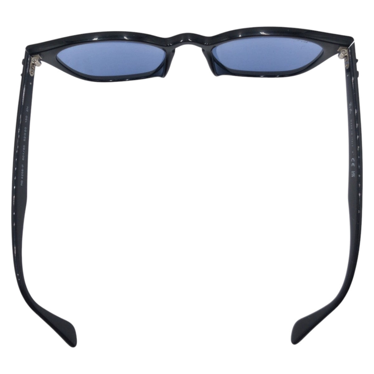Ray-Ban Ray-Ban Black Blue Plastic RB4258-F 601/80 52□20 150 2N Sunglasses Wellington Men's