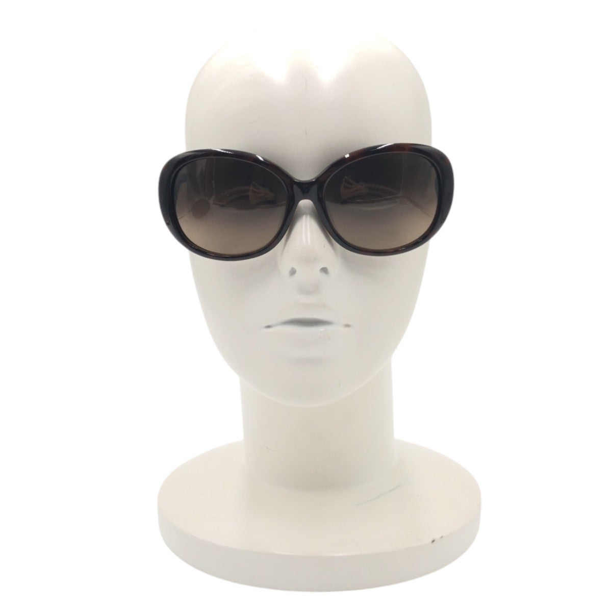 Salvatore Ferragamo Gancini Brown Gold Plastic SF734 SA 212 135 Sunglasses Butterfly Women